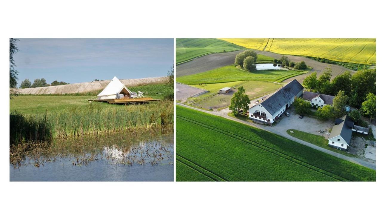 Glamping Och Gardslagenhet Mellan Himmel Och Hav Apartment Skivarp Екстериор снимка
